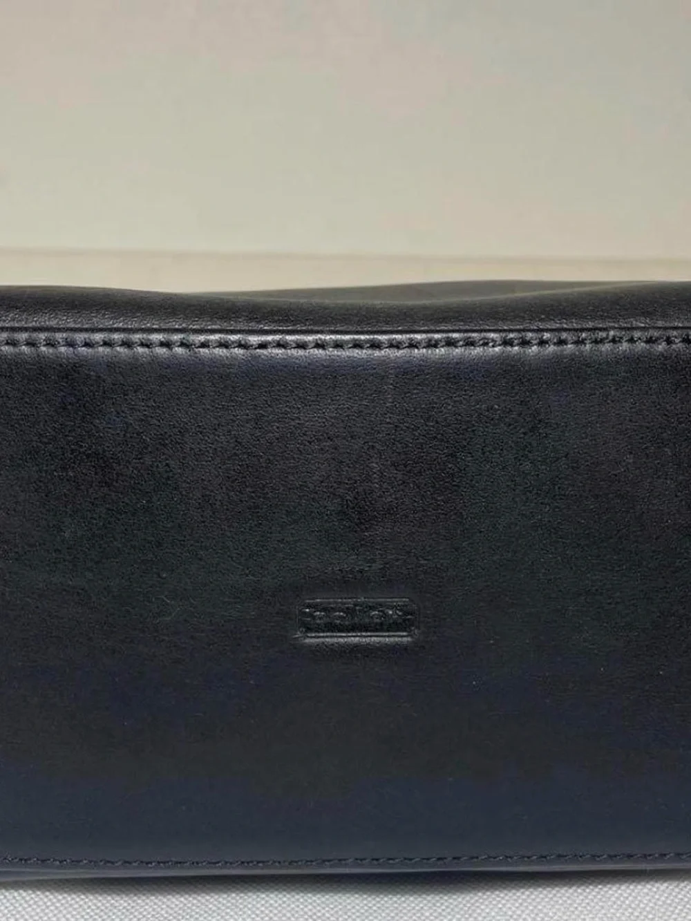 Coach Black Leather Shoulder Bag